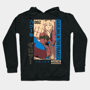 Seductively Vibrant: Zero Two Hoodie